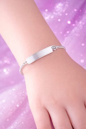 Pulseira plaquinha feminina Infantil  06