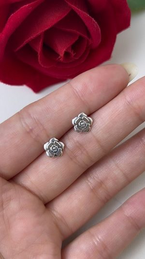 Brinco bali de flor grande 06