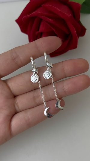 Argola clik sol e lua069