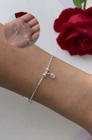 Pulseira bola com zicornia 06