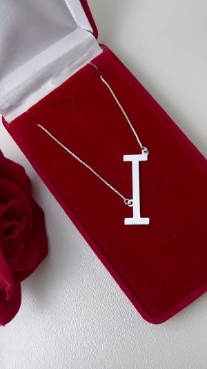 colar letra I liso 07
