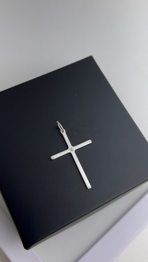 pingente masculino cruz com pingo de luz 05