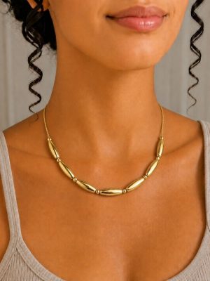 Colar banhado ouro 07