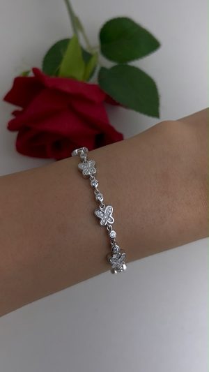 pulseira borboleta cravejada 07